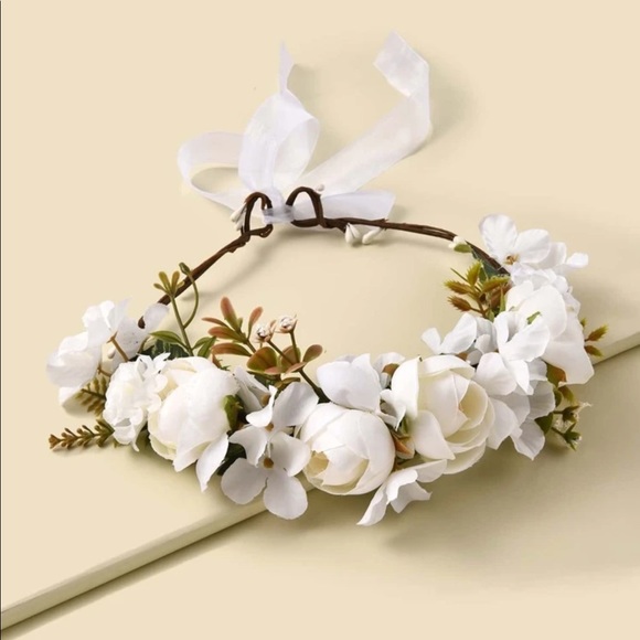 Other - girls flower wreath hair accessory - 1 PC